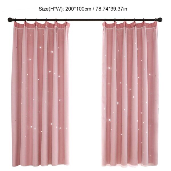 JAWL Pink Darkening Curtains: Breathable, Fade-Resistant for Living and Kids' Rooms - Image 9