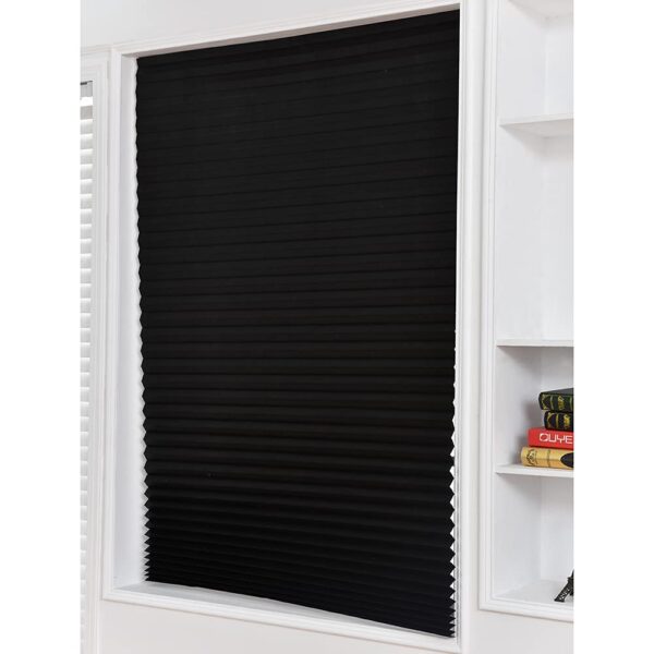 Blackout Pleated Window Shades: Stylish Cordless Light Control for Your Home - Image 3