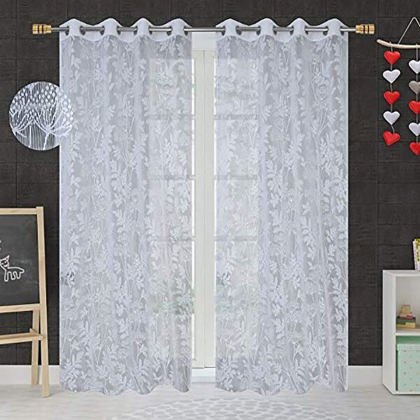 Elegant 5Ft Window Curtain Set of 2 for Home and Bedroom Decor - Image 3