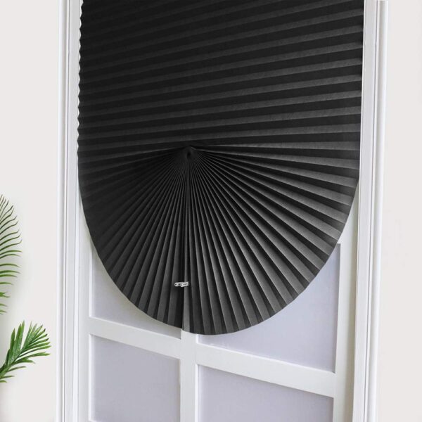 Blackout Pleated Window Shades: Cordless Black Blinds for Total Light Control - Image 5