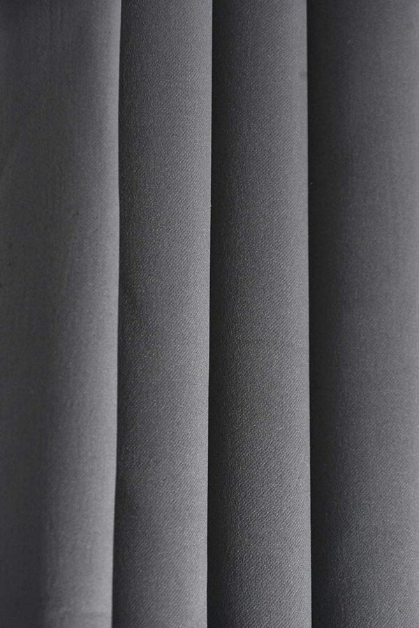 Room Darkening Thermal Blackout Curtains - 6 Feet Grey Window Treatment - Image 5