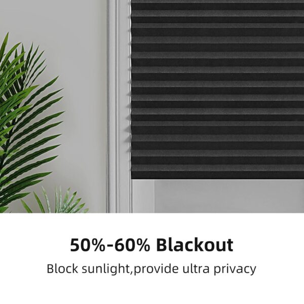 Blackout Pleated Window Shades: Stylish Cordless Light Block for Your Home - Image 3