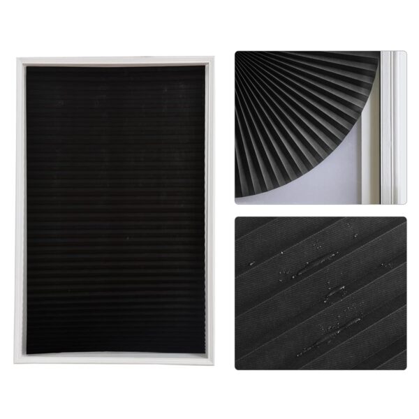 Blackout Pleated Window Shades: Stylish Cordless Light Block for Your Home - Image 5