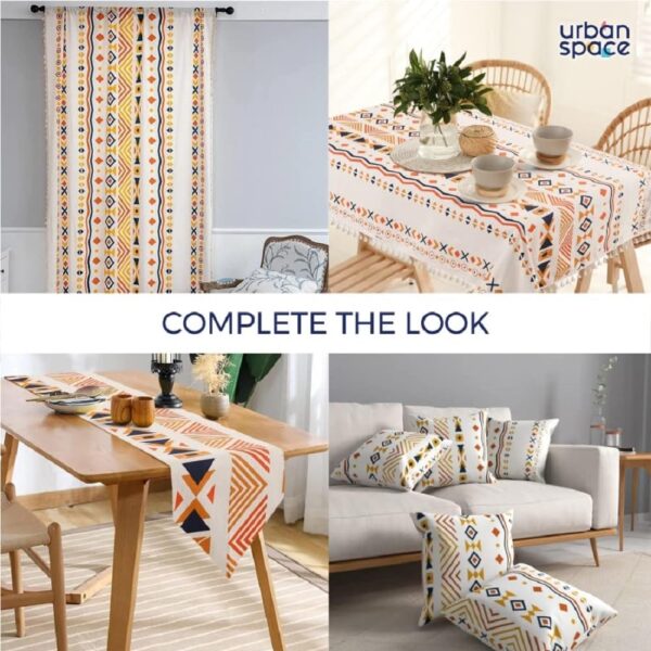 Boho Decorative Cotton Curtains for Doors - 7 Feet Long with Tassels - Image 5