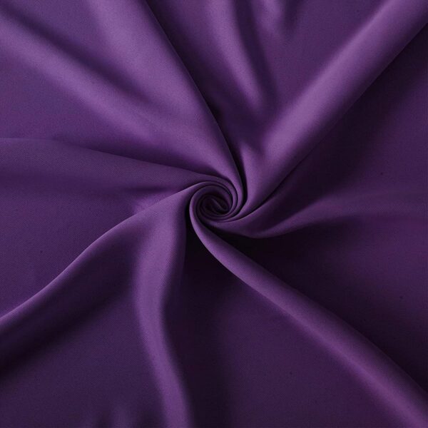 Thermal Insulated Purple Blackout Curtains for 6 Feet Windows - Room Darkening - Image 3