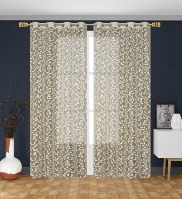 Lightweight Transparent Sheer Curtains for Elegant Living Room and Balcony Decor - Image 3