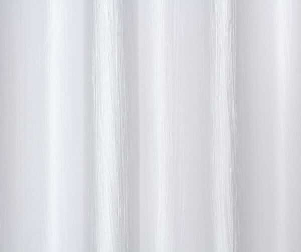 Faux Texture White Room Darkening Curtains for Doors - Set of 2 Panels - Image 4