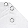 Faux Texture White Room Darkening Curtains for Doors - Set of 2 Panels - Image 5