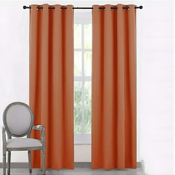 Tramb Solid Brown Blackout Curtains for Total Privacy and Noise Reduction