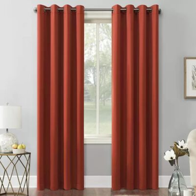 Tramb Solid Brown 100% Blackout Curtains for Total Privacy and Comfort