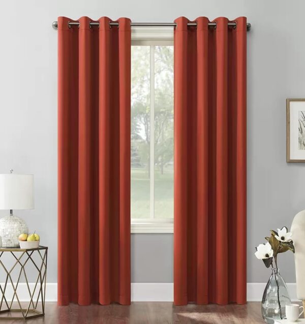 Tramb Solid Brown 100% Blackout Curtains for Total Privacy and Comfort