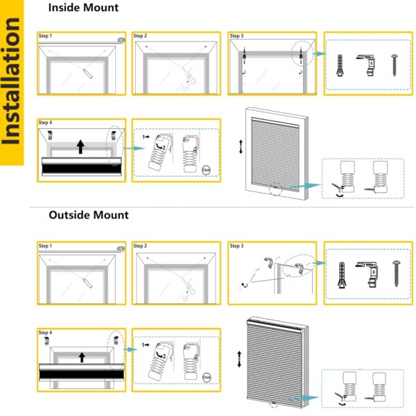 Flamax Blackout Cordless Cellular Shades: Stylish Room Darkening Window Solutions - Image 7
