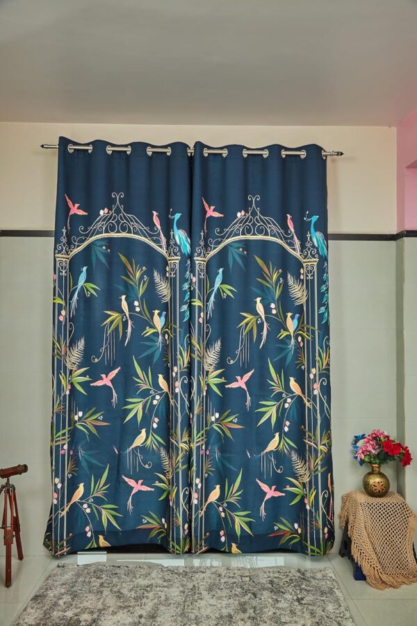 Tramb Printed Polyester Curtains: Stylish Privacy and Noise Reduction for Your Home