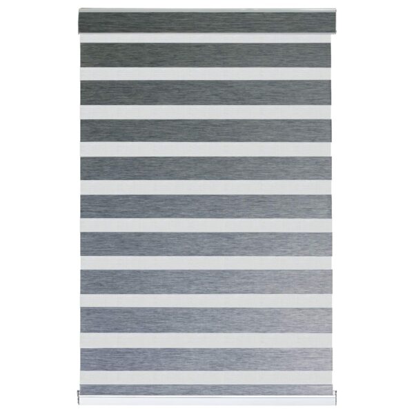 Zebra Blinds: Stylish Grey Polyester Curtains for Windows and Outdoor Use - Image 4