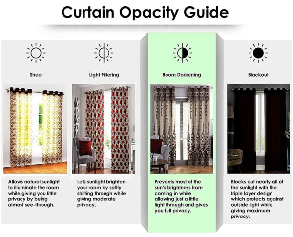 Stylish Yellow Thermal Insulated Door Curtains for Bedroom and Living Room - Image 6