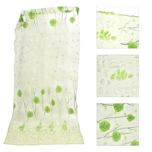 Floral Sheer Curtains: Breathable Comfort for Weddings, Restaurants, and Homes - Image 8