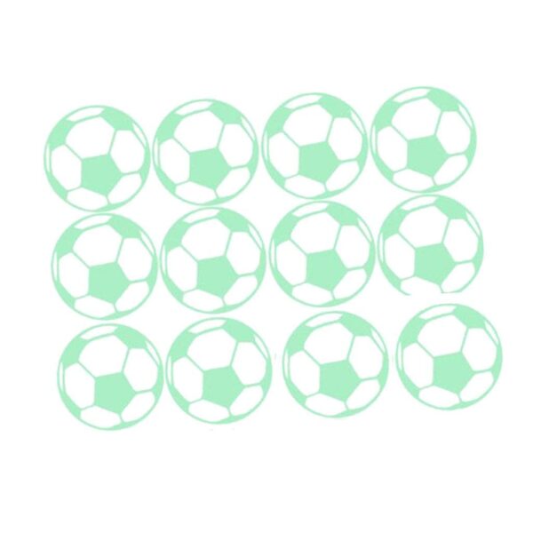 Glow in the Dark Football Stickers for Kids' Room Decor