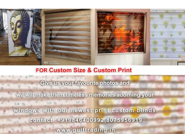 Zebra Blinds Polyester Curtains: Elegant Gold Decor for Windows and Outdoors - Image 4