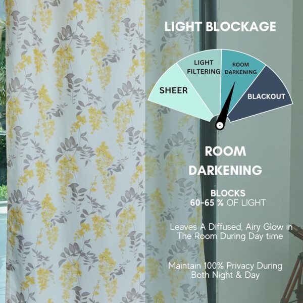 Tramb Printed Polyester Curtains: Stylish Privacy and Noise Reduction for Your Home - Image 6