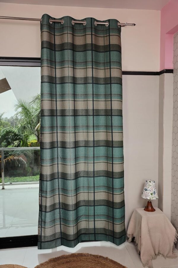 Tramb Printed Polyester Curtains: Stylish 9 Feet Set for Total Privacy - Image 2