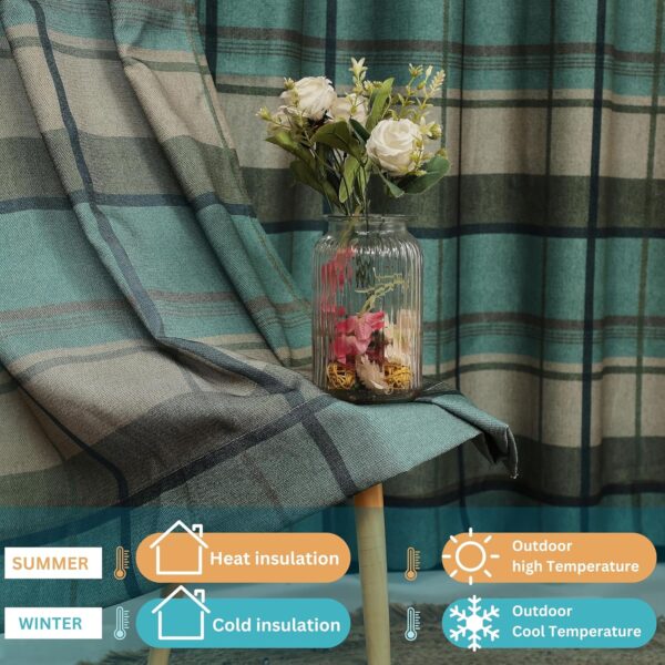 Tramb Printed Polyester Curtains: Stylish 9 Feet Set for Total Privacy - Image 3