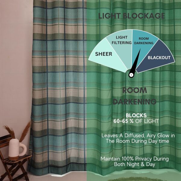 Tramb Printed Polyester Curtains: Stylish 9 Feet Set for Total Privacy - Image 6