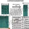 Luxury Velvet Floral Curtains - Room Darkening Cream 5 Feet, Pack of 2 - Image 2