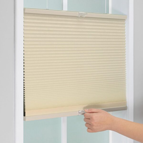 Cordless 1.5" Blackout Cellular Shade: Top Down Bottom Up, Alabaster Elegance - Image 5