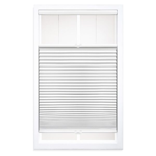 Cordless Blackout Cellular Shade: Top Down Bottom Up, 20" x 48" White