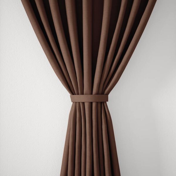 Stylish 7 Feet Blackout Curtains Set for Living Room Decor - Image 3