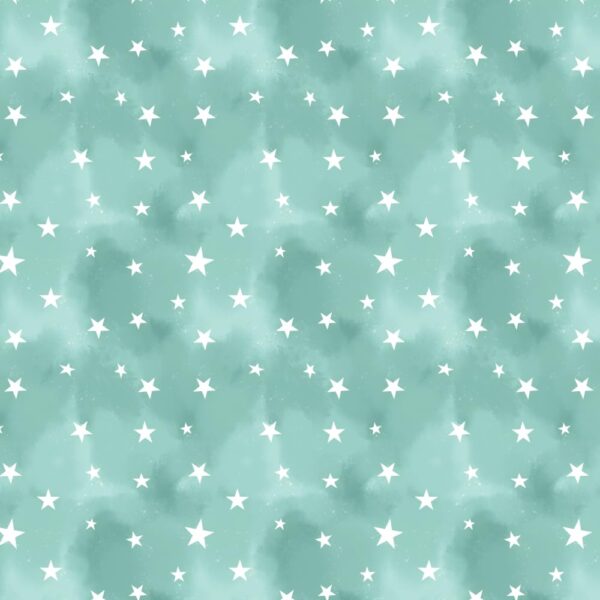 Starry Dreams Mint Green Blackout Curtains for Kids - 95% Light Blocking - Image 5