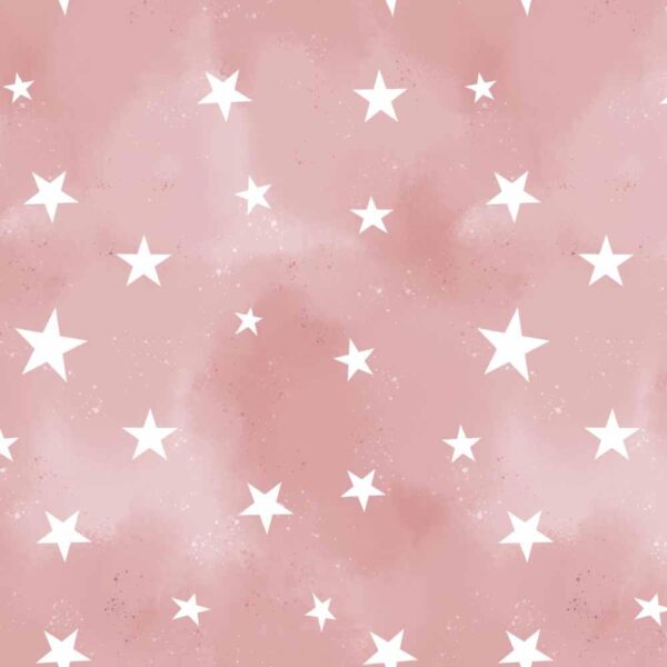 Starry Dreams Peach Pink Blackout Curtains - 95% Light Blocking Set of 2 - Image 4