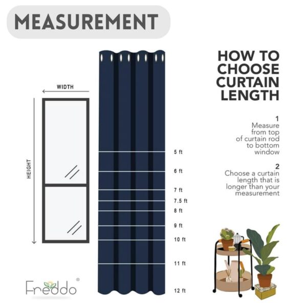 Enhance Comfort with FREDDO-PE 85% Sun Blocking Balcony Eyelet Curtains - Image 5