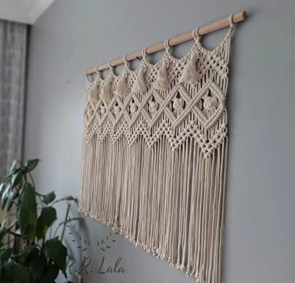 Boho Macrame Curtains: Bohemian Window & Door Decor for Modern Homes - Image 2