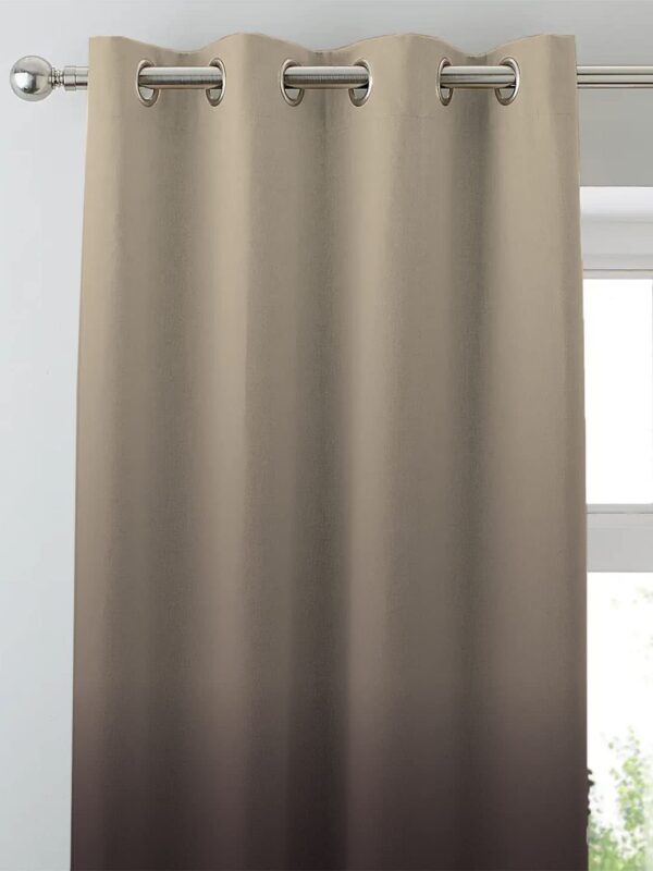 Ombre Satin Blackout Curtains: Stylish Light-Blocking Door Drapes Set of 2 - Image 4