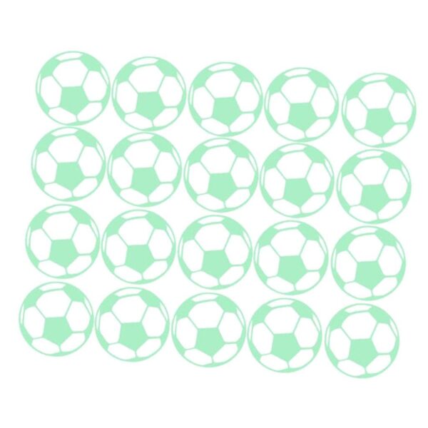 Glow in the Dark Football Stickers for Kids' Room Decor - Image 5