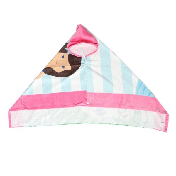 Soft Absorbent Hooded Bath Towels for Kids - Fade Resistant Cotton - Image 3