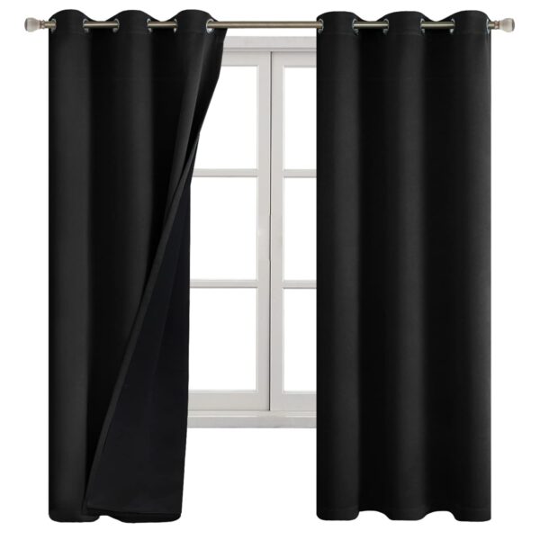 Blackout Curtains for Bedroom: Thermal Insulated 100% Light Blocking Panels - Image 9