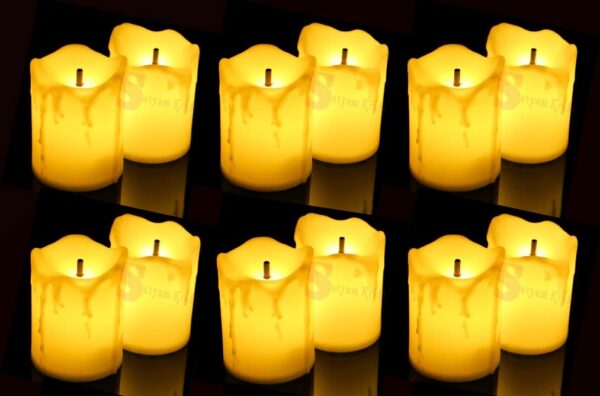 Acrylic LED Tea Light Candles for Home, Weddings, and Christmas Decor - Image 8