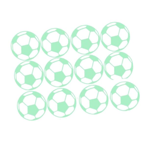 Glow in the Dark Football Stickers for Kids' Room Decor - Image 5