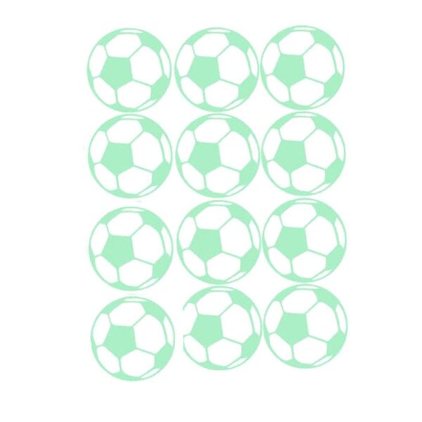 Glow in the Dark Football Stickers for Kids' Room Decor - Image 4