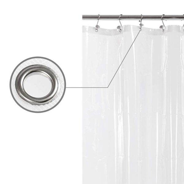 Barossa Design Waterproof Shower Curtain for 42-Inch Shower Stalls - Eco-Friendly - Image 4