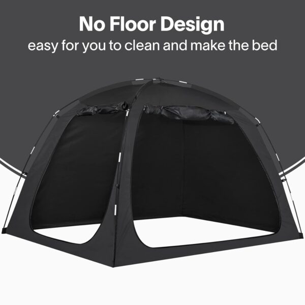 EighteenTek Bed Tent: Indoor Privacy Space with Breathable Light-Reducing Curtains - Image 5