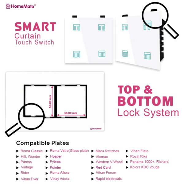 Smart Curtain Lift Motor Switch - Works with Alexa, Google Assistant, Siri - Image 6