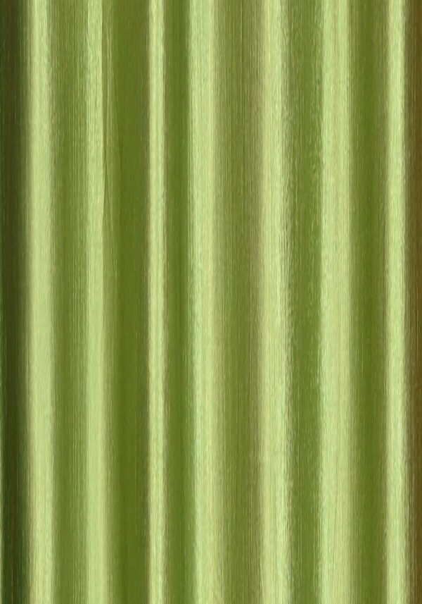 YUKANY 8 Feet Green Polyester Door Curtains - Floral & Plain Set - Image 3