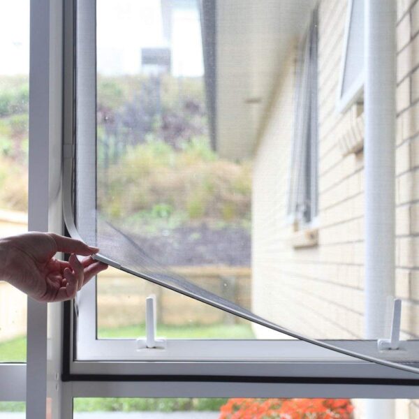 Window Ready Fiberglass Insect Net with Strong Adhesive Tape - 120 GSM, 90x120 cm - Image 4