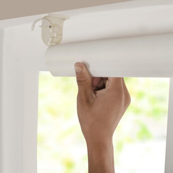 Semi-Blackout Roller Blinds for Windows: Stylish UV Protection in Snow White - Image 5