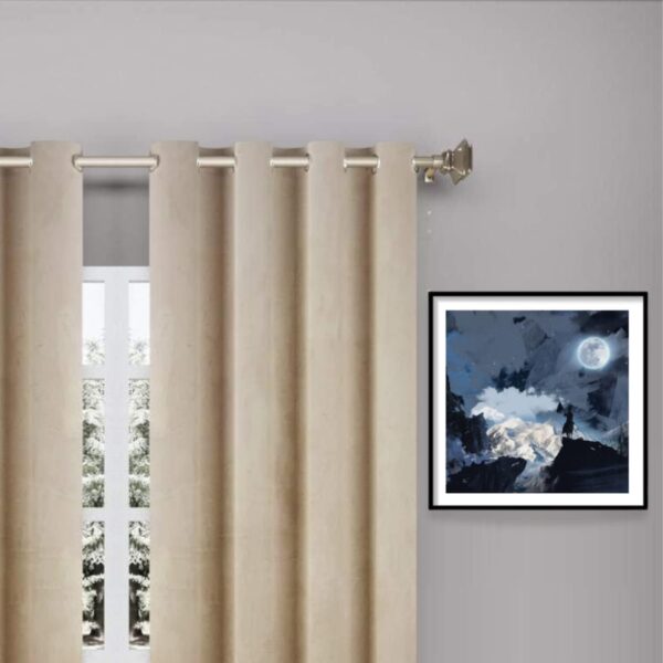 Stylish Suede Velvet Blackout Curtains for Living Room and Bedroom Decor - Image 2