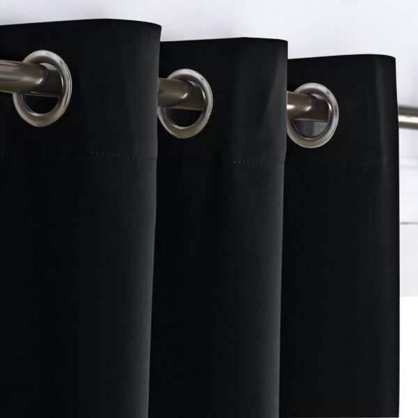 Blackout Curtains for Dining Room: Soundproof, Thermal Insulated Grommet Drapes - Image 4