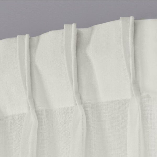 Elegant Belgian Textured Linen Look Sheer Curtain Panels for Stylish Interiors - Image 3